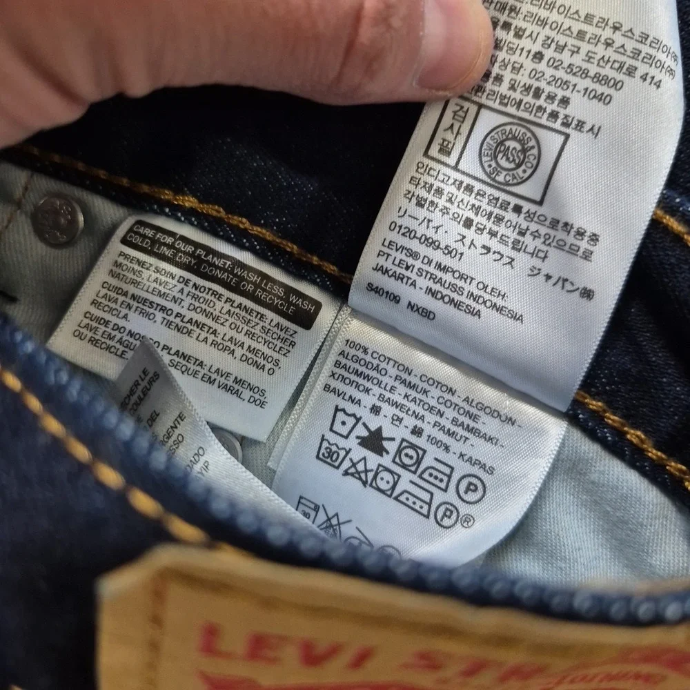 Levi's 517 Bootcut Boot Cut Dark Blue Jeans‎ Mens Size 42x30 New with tags